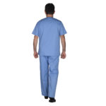 Ιατρική Στολή Unisex – Σιέλ - Image 4