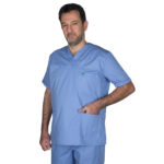 Ιατρική Στολή Unisex – Σιέλ - Image 5