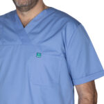 Ιατρική Στολή Unisex – Σιέλ - Image 6