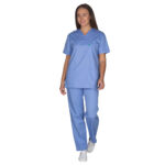 Ιατρική Στολή Unisex – Σιέλ - Image 7