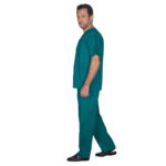 Ιατρική Στολή Unisex – Σκούρο πράσινο - Image 3