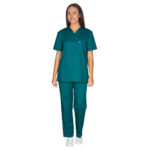 Ιατρική Στολή Unisex – Σκούρο πράσινο - Image 7