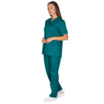 Ιατρική Στολή Unisex – Σκούρο πράσινο - Image 8