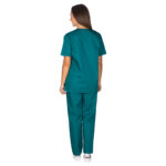 Ιατρική Στολή Unisex – Σκούρο πράσινο - Image 9