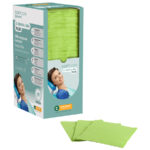 Oδοντ. πετσέτα Soft Care Plus 3ply με dispenser σκούρα λαχανί (4 x 125 τεμ)