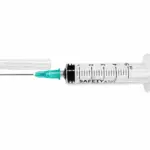 Σύριγγα Safety 5cc με Βελόνα 21G 1 1/2" "(100τεμ)