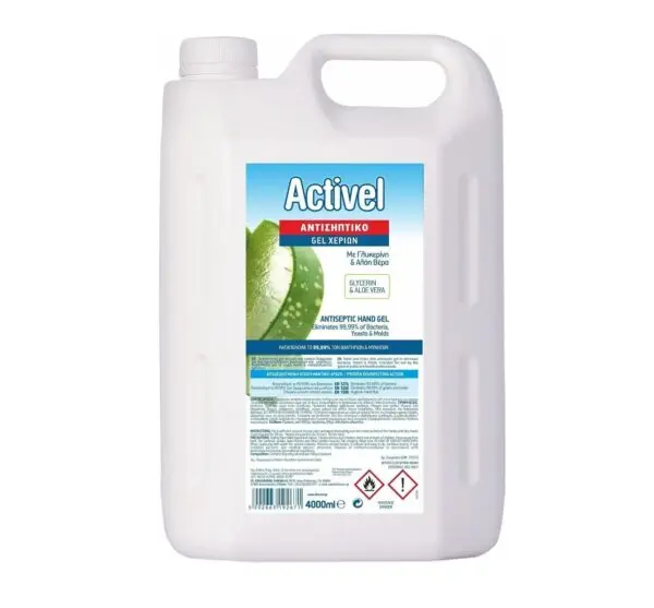 Activel Αντισηπτικό Χεριών Gel 4 lt