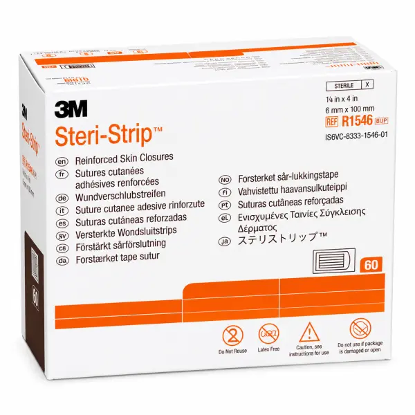 STERI-STRIP ταινία Σύγκλισης Τραυμάτων R1546 6mm x 100mm (50τεμ.) - Image 2